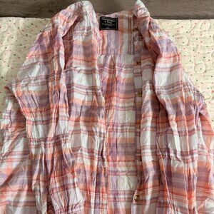 Abercrombie | Women's button up | Pink/Purple | L